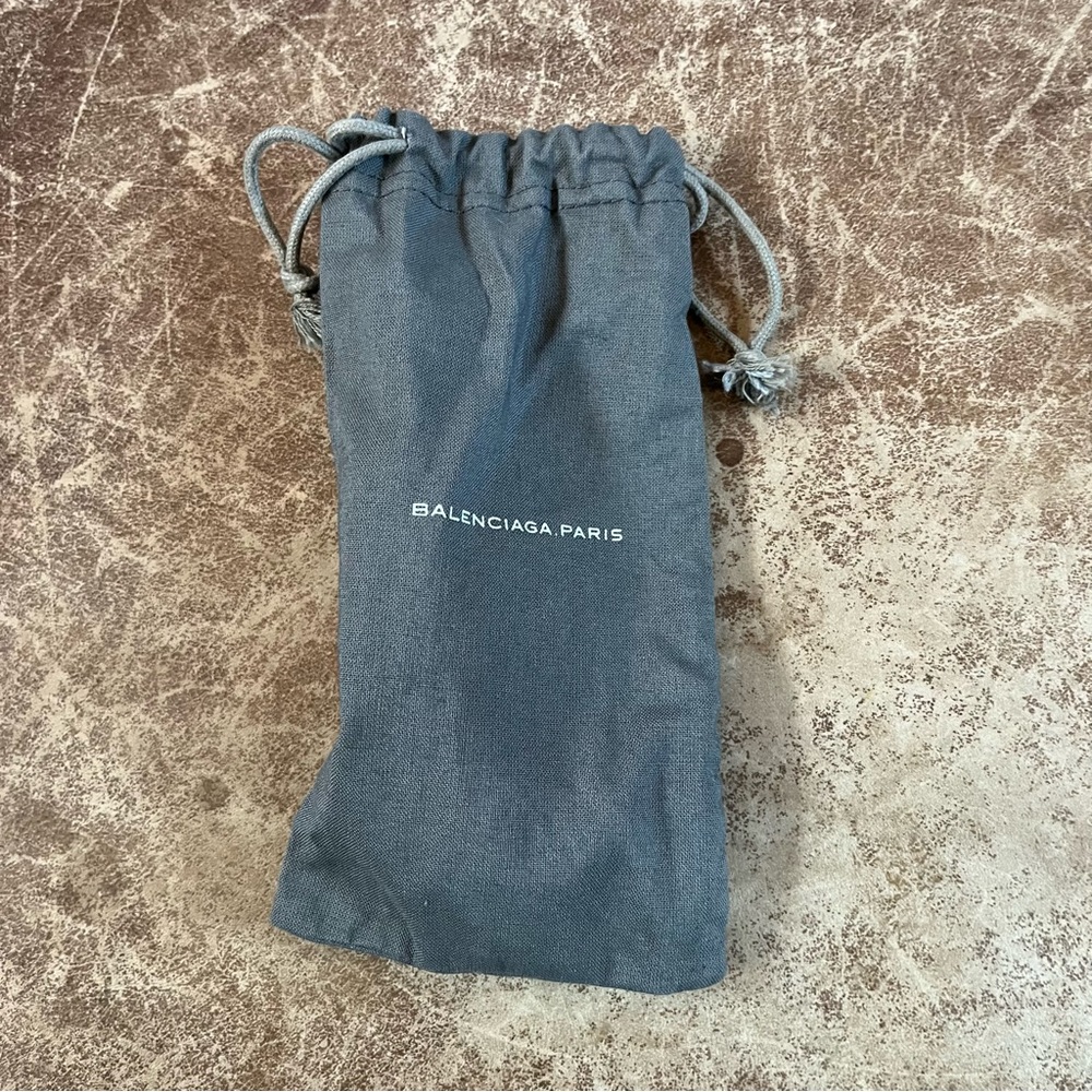 Balenciaga Rectangle Shield Sunglasses Brown Italy Used Condition *See Descrip* - Picture 12 of 12